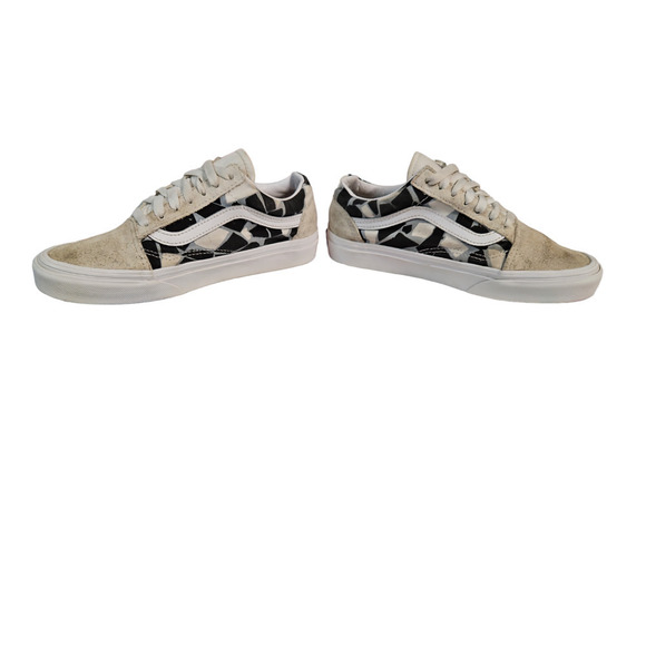 Vans Women's Era Mosaic Checkerboard Leather / Suede Canvas Sneaker - Picture 1 of 5